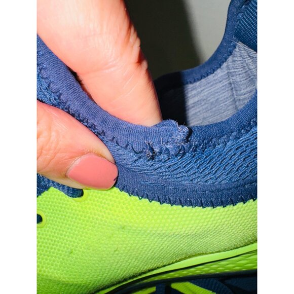 Adidas Mens Defiant Generation Tennis Running Shoes 12 Electric Yellow Navy - Picture 15 of 16